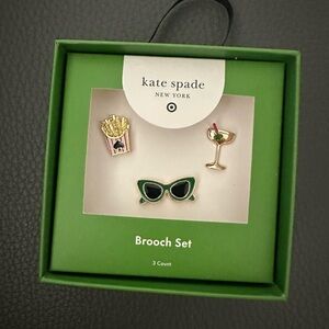 Kate Spade x target Brooch Set